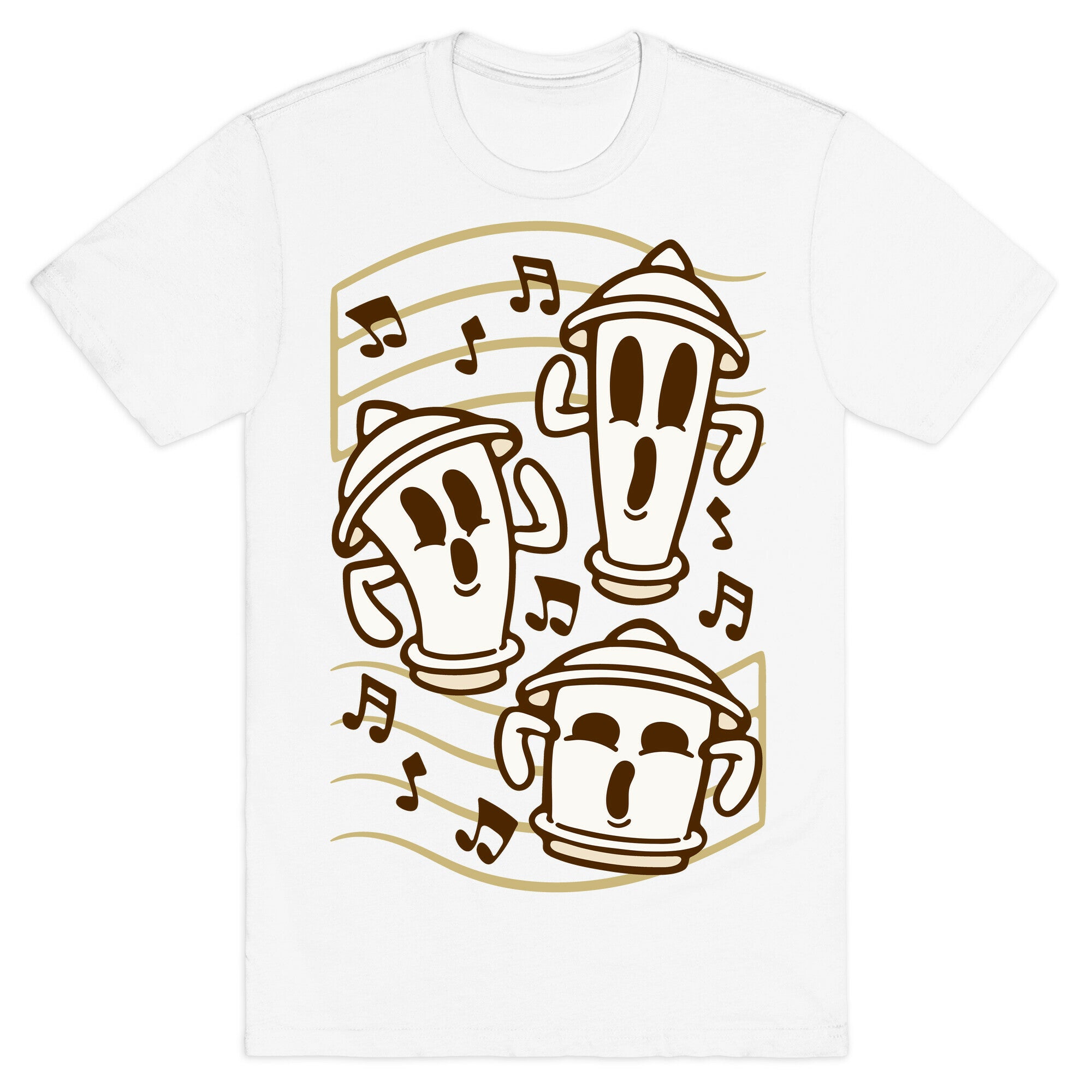 Singing Cartoon Clay Figures Parody T-Shirt